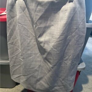 Light Gray Pencil Skirt mp14